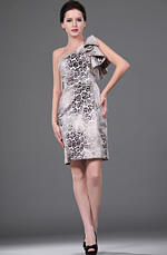 eDressit Neue Artikel Schick Leopard Einschulter Buero Kleid (26110341)