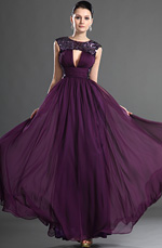eDressit 2012 New Plunging V-cut Purple Evening Dress