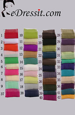 eDressit gefaltet Seide Chiffon Farbemuster (31660101A)