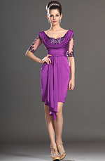 eDressit Stylish Short Sleeves Mother of the Bride Dress (26130912)