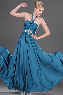eDressit Elegant Halter Evening Dress