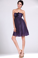 eDressit New Strapless Purple Bridesmaid Dress (07110806)