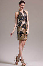 eDressit 2013 New Charming V Cut Black Lace Cocktail Dress (04136220)