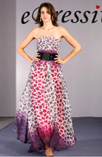 eDressit Gorgeous Gradient Strapless Evening Dress