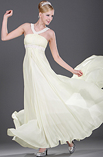eDressit Beaded Ivory Evening Dress