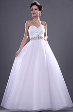 eDressit  New Adoral White Sweetheart Wedding Gown (01110907)