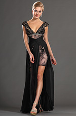 eDressit 2013 P/E Fashion Show Noire Sexy Robe de Cocktail Robe de Bal (F04130400)