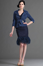 eDressit Pleated Mother of the Bride Dress Day Dress (26126405)