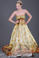 eDressit Strapless Floral Evening Dress