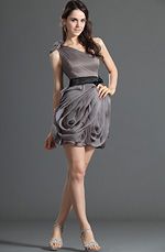 eDressit Shimmering One Shoulder Party Dress (04120908)