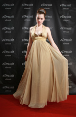 eDressit Deep V-Cut Sexy Gold Prom Ball Gown Evening Dress