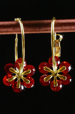 eDressit New Brightly Flower Shape earring