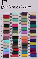 eDressit Pleated Chiffon Color Chart (41660101A)