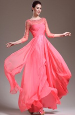 eDressit 2013 Neu Stilvoll Ärmel Straßsteine Kleid für Braut´s Mutter (26134357)