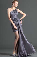 eDressit Bretelle unique Robe de Cocktail Dress avec Traine détachable (04123106)