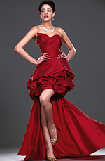 eDressit Rouge Robe de cocktail  avec Traine détachable (04115002)