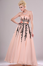 eDressit Appealing Strapless Evening Gown with Lace (00115501)