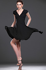 eDressit Neu V-Ausschinitt Schwarz Lace Ballkleid (04114300)