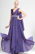 eDressit  Sexy V-Ausschnitt Abendkleid (00124406)