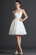 eDressit Hot Style Sweetheart Knee Length Wedding Dress (01120107)