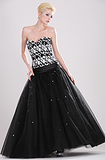 eDressit Sequined Ball Gown