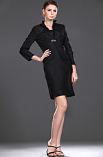 eDressit Neu Elegant Schwarz Zwei Stücke Kleid für Braut's Mutter (26112700)