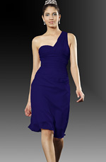 Clearance Sale !eDressit Beige Cute one shoulder Cocktail Dress