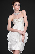 eDressit New Pure Strapless Party Dress with detachable train (04115307)