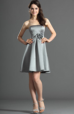 eDressit Jolie Bustier Grise Robe de Demoiselle d'Honneur (07121908)