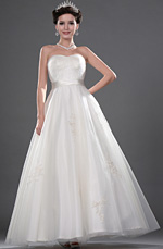 eDressit New Elegant Strapless Sweetheart Wedding Dress (01111007)