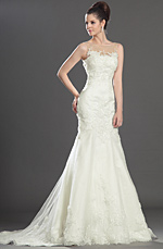 eDressit Wunderschön Ärmellos Brautkleid (01130307)