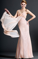 eDressit Sweety One Shoulder Pink Evening Dress (00121301)