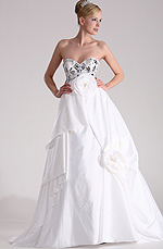 eDressit Elegant White Prom Gown