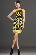 eDressit 2013 New Elegant Cap Sleeves Overlace Party Dress Day Dress (03130603)