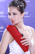 eDressit Red Stripe Surface Women’s Handbag/Purse