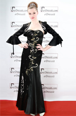 eDressit Black Elegant Prom Gown Evening Dress
