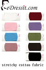 eDressit Stretchy Cotton Color Chart (60100102A)