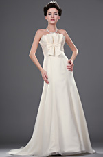 eDressit New Strapless Wedding Gown with train