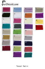 eDressit Tencel Satin Color Chart