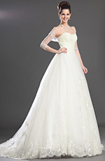eDressit Marvelous Strapless Wedding Gown (01130507)
