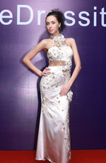 eDressit White Lace Halter Rose Elegant Prom Gown Evening Dress