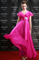 eDressit Silk Hot Pink Prom/Evening Dress Ball Gown