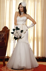 eDressit  Off-White Mermaid Wedding Gown (01092107)