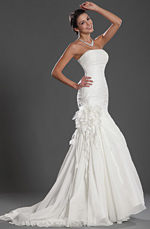 eDressit Alluring Strapless Wedding Gown (01121707)