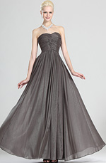 eDressit Grace Strapless Gray Evening Dress (00124008)