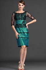 eDressit 2012 New Graceful Short Sleeves Lace Mother of the Bride Dress