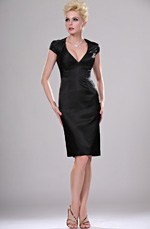 eDressit Sexy Klein Schwarz Tiefer-Ausschnitt  Party Kleid (04114200)