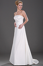 eDressit Pure White Bridal Gown