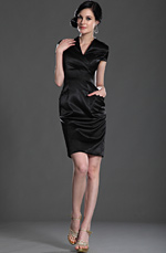 eDressit Elegant Schwarze Ärmeln Kleid der Mutter von Braut (26127200)