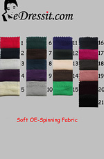eDressit Samt OE-Spinning Farbemuster (61100101A)